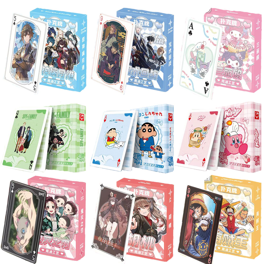 Board Game List - Anime poker Board Games Playing Cards