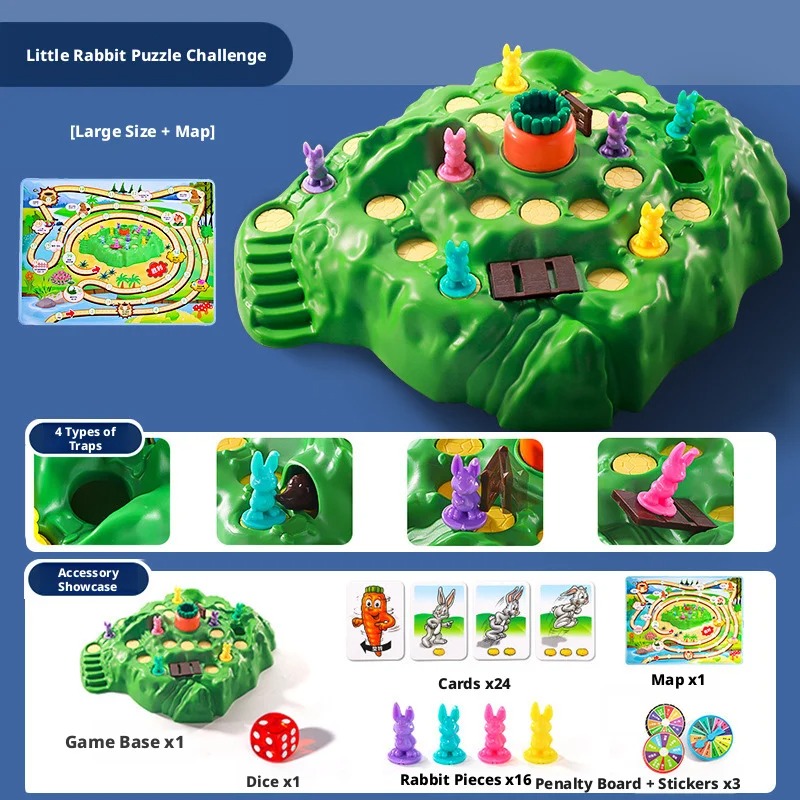 Hot Sale Fun Toy Rabbit Trap U - Board Game List 评论和价格
