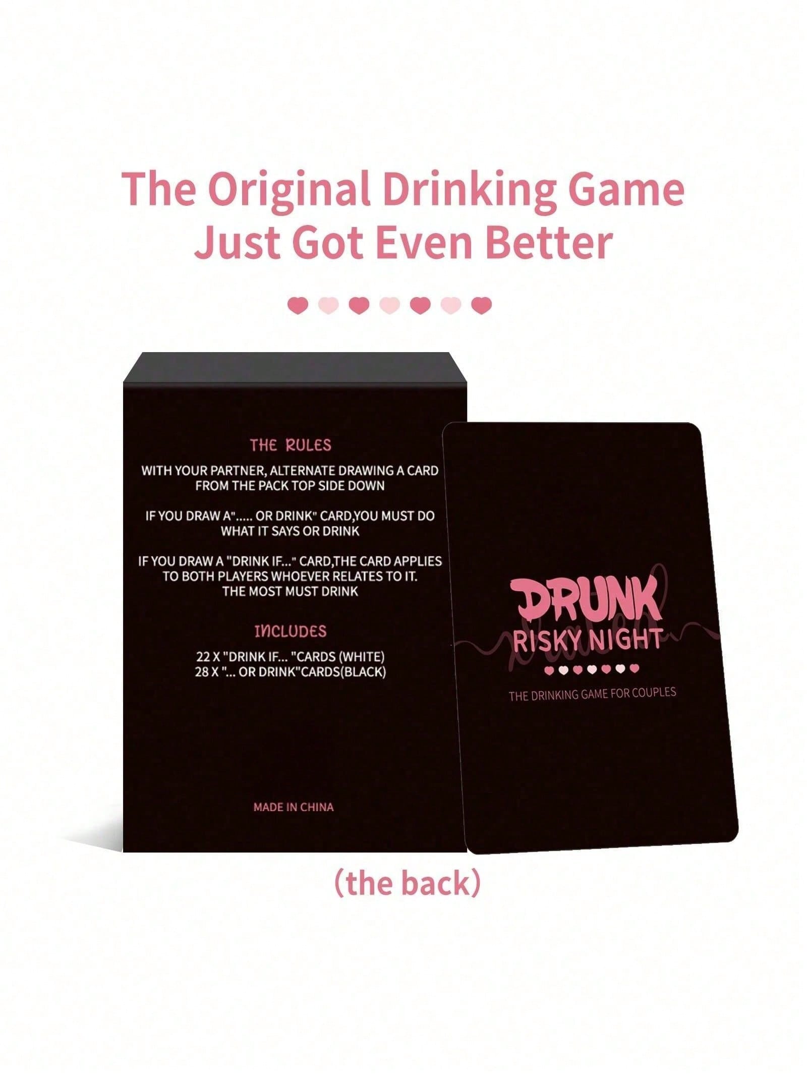 Drunk Risky Night Card Game, H - Board Game Night 评论和价格