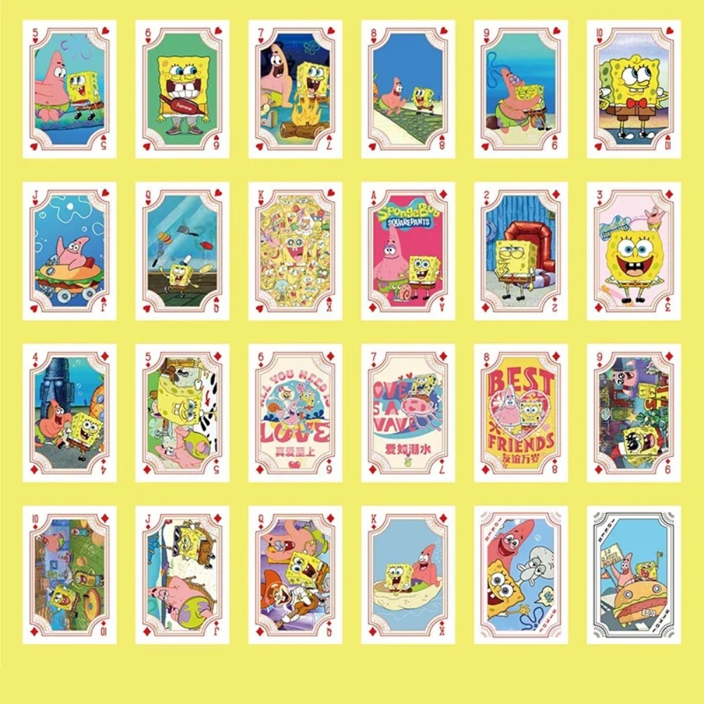54Sheets/box SpongeBob Anime P - Card Game Deck 评论和价格
