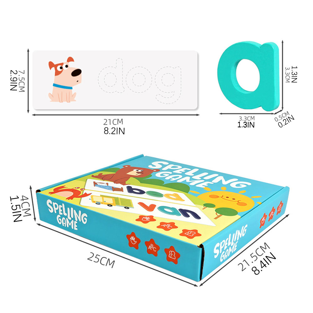 Colorful Alphabet Wooden Puzzl - Board Game English For Kids 评论和价格