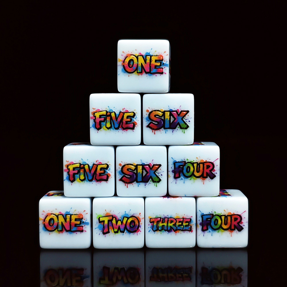 12Pcs 16MM Color Splash Englis - Board Game English For Kids 评论和价格