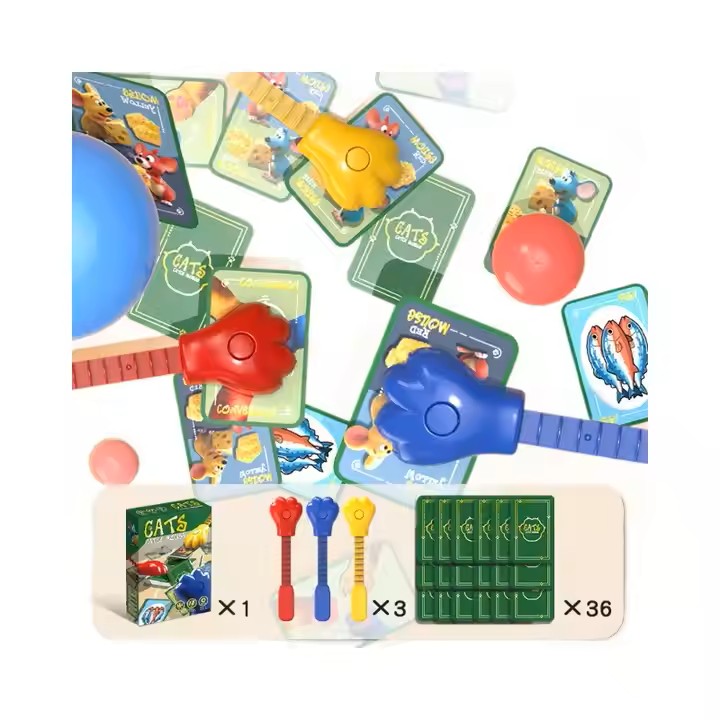 Cat catching mouse, children's - Board Game Jenga 评论和价格