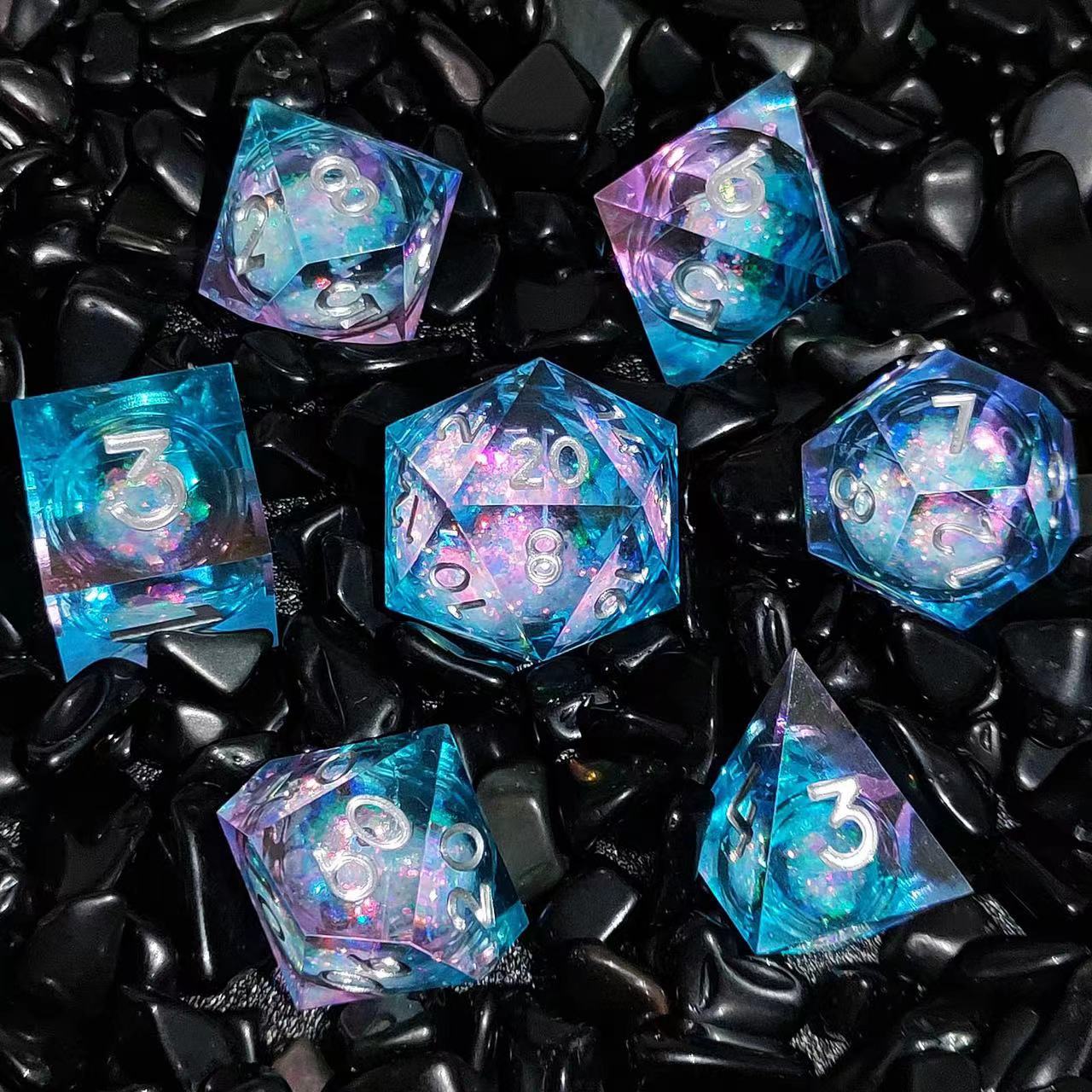 7pcs resin quicksand mixed col - Board Game List 评论和价格