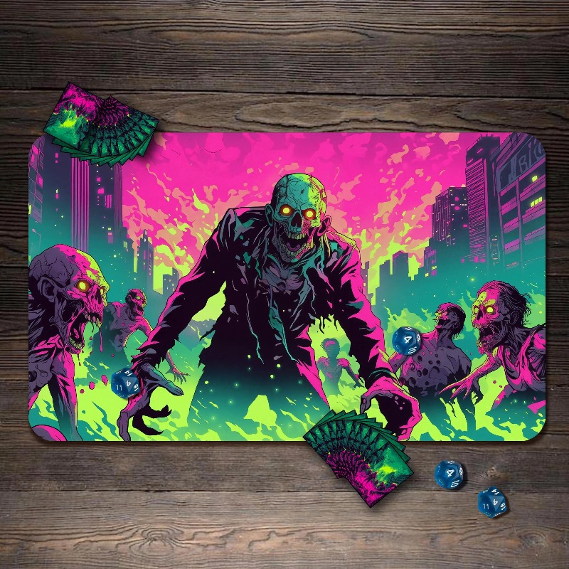 Neon Zombie Apocalypse City Pl - Board Game Zombies 评论和价格