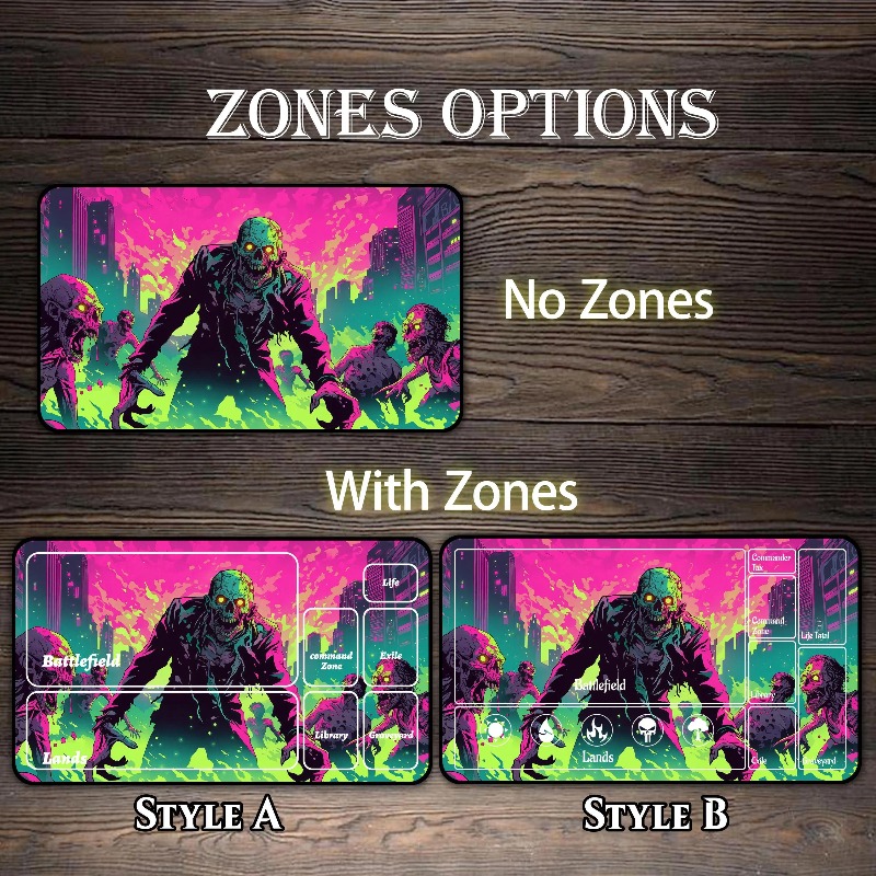 Neon Zombie Apocalypse City Pl - Board Game Zombies 评论和价格